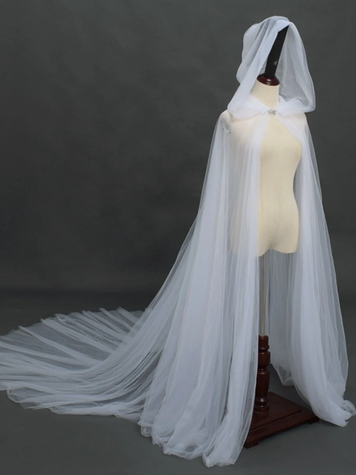 

Накидка невесты Manzhenxin на Хэллоуин со шляпой для взрослых, винтажная цветная сетка, женский этнический костюм, сценическая одежда