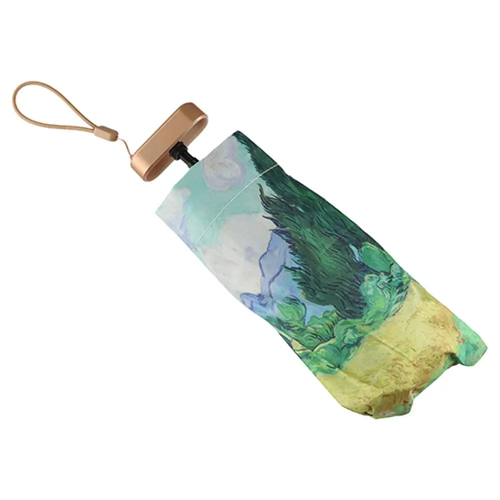 

Легко хранить мини-зонт от солнца, портативный анти-УФ-зонтик от дождя, изысканный многоцелевой карманный зонт от солнца на открытом воздухе