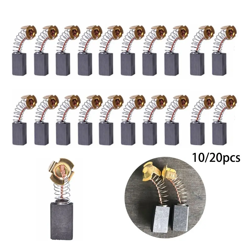 10/20pcs New 5x8x13mm Rotary Tool Electric Grinder Replacement Mini Drill Generic Carbon Brushes Motors Spare Parts