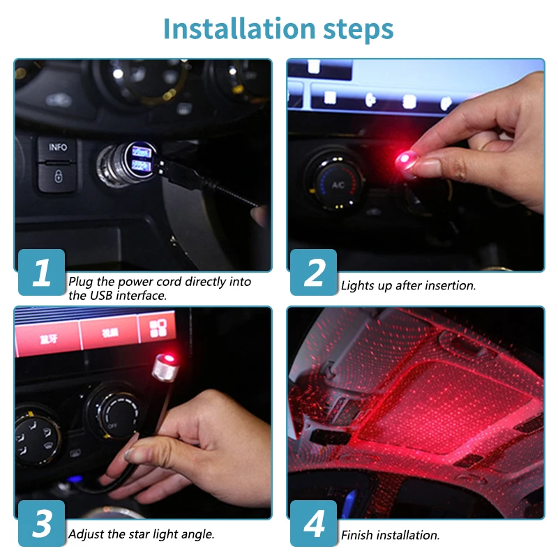 For BMW E46 E60 E39 F10 F30 F20 E87 E91 E90 G30 E34 E30 E92 1 3 5 7 Series Car LED Atmosphere Light Interior Decorative Light view 6
