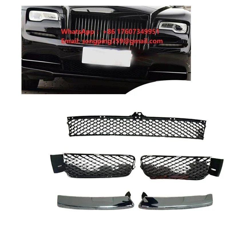 High Quality 2nd Generation Body Kit New Front Bumper Grille Lower Mesh for Rolls Royce Wraith
