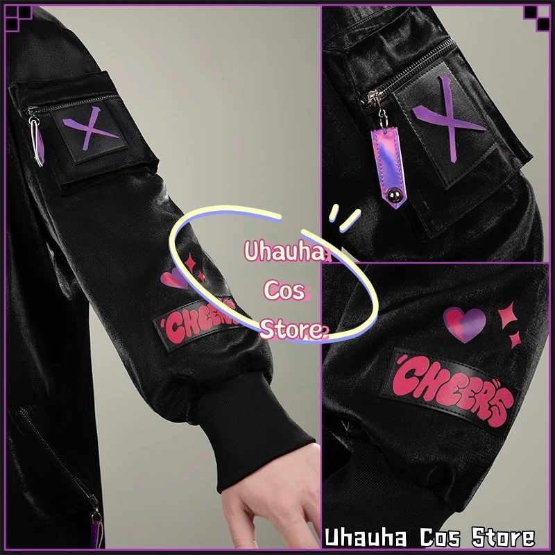 {Uhauha Cos} أزياء Nijisanji Minase Soku الجديدة التأثيرية أزياء أنيمي نمط لعب الأدوار بدلة الهالوين Disfraz Mujer