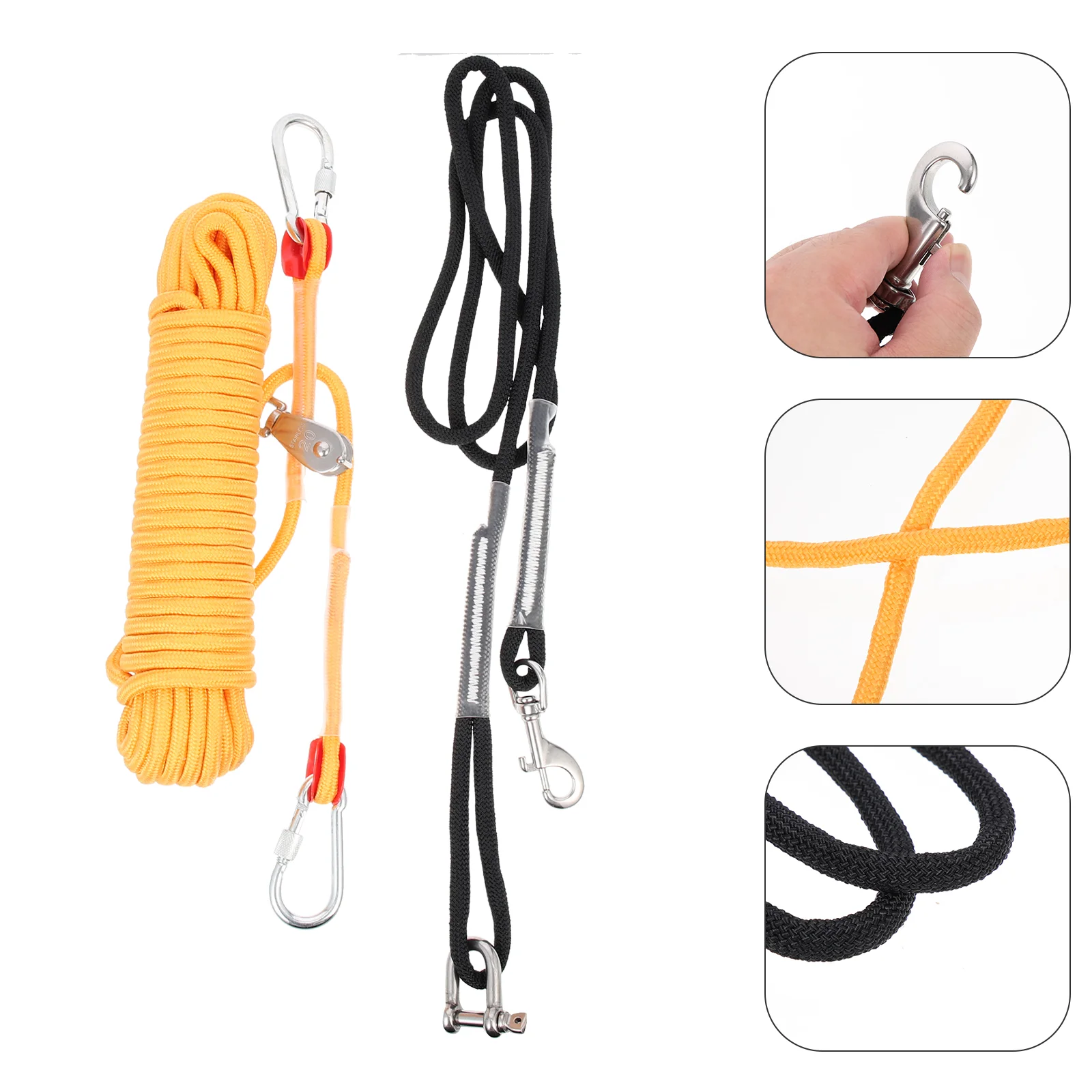 Dog Camping Cables Walking Chain Accessory Strong Leash Chains for outside Nylon Running