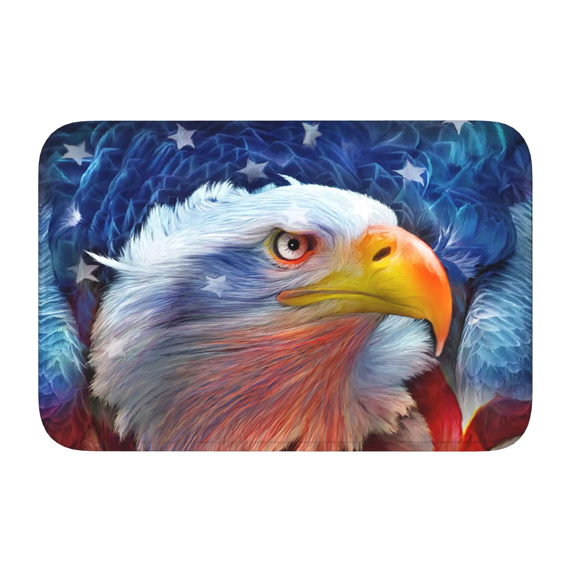 Custom American Eagle Doormat Anti-Slip Bath Kitchen Mat Bedroom Balcony Floor Door Entrance Carpet Rug