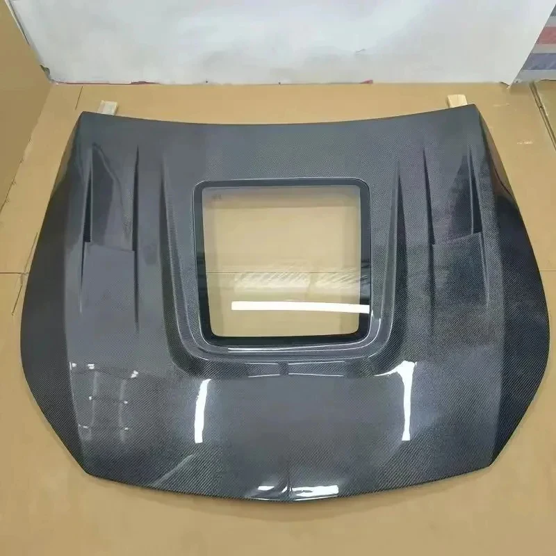

New High Quality Fiber For W Cls Two-Side Carbon Hood Auto Parts
