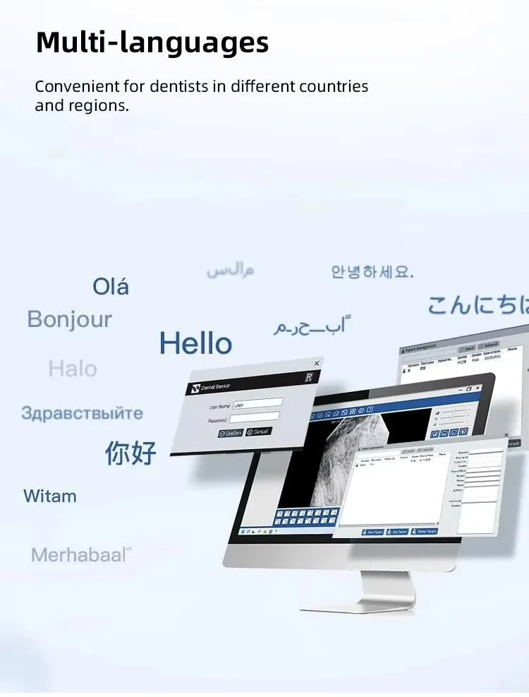 

2 Year Warranty Size1.5 /Size 1 Dental RVG Sensor Portable Dentist Intraoral System Image HDR Sensor