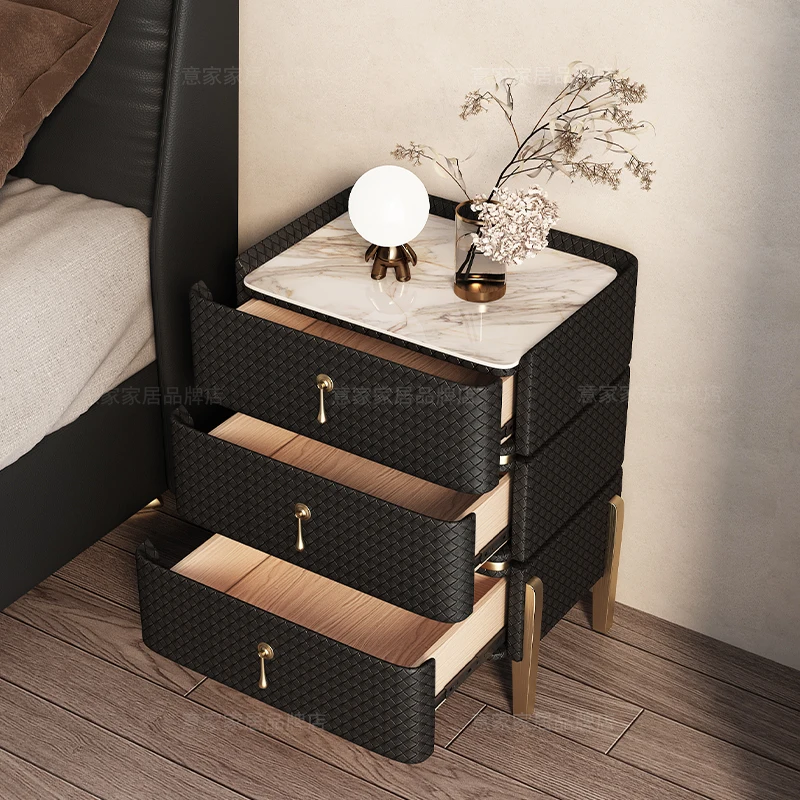 Decor Estetica Comodino Design Semplice Moderno Comodino di Lusso Cassetto Unico Mesitas De Noches Dormitorio Mobili per Camera da Letto