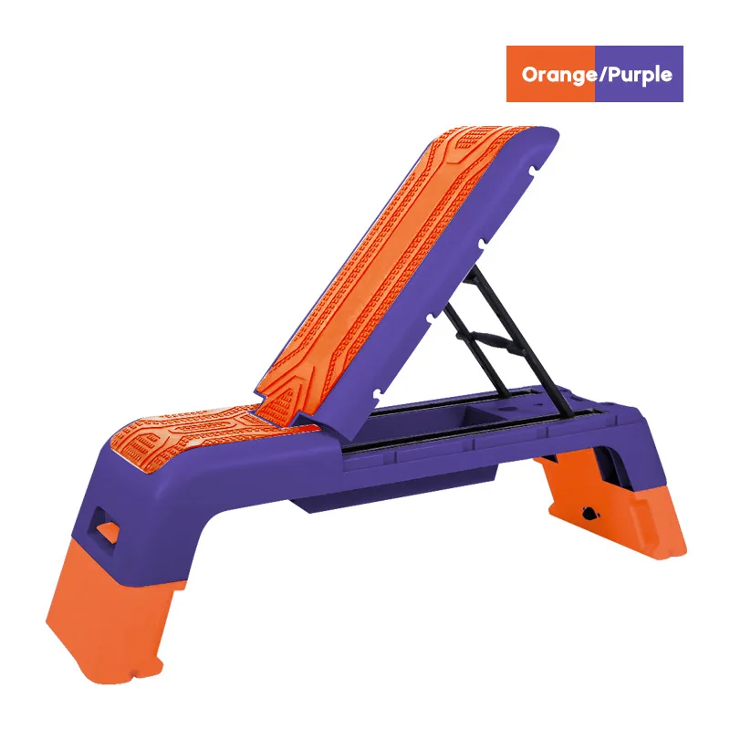 

3-Incline Adjustable Exercise Deck Home Gym Aerobic Stepper Step Platform