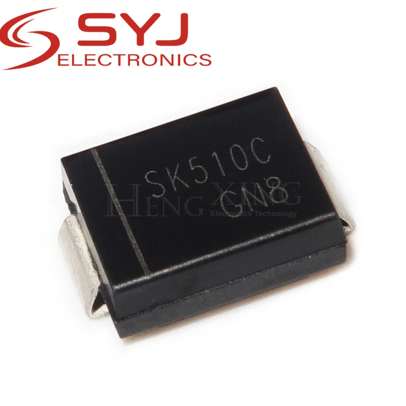 10 pièces SK510C GT SMC (DO-214AB) diode Schottky