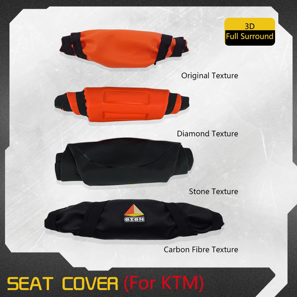 

For KTM Motorcycle Seat Cushion Waterproof Non-Slip Seat Cover High Elasticity Leather Dust Prevention SX XCW EXC SXF XC 125-500