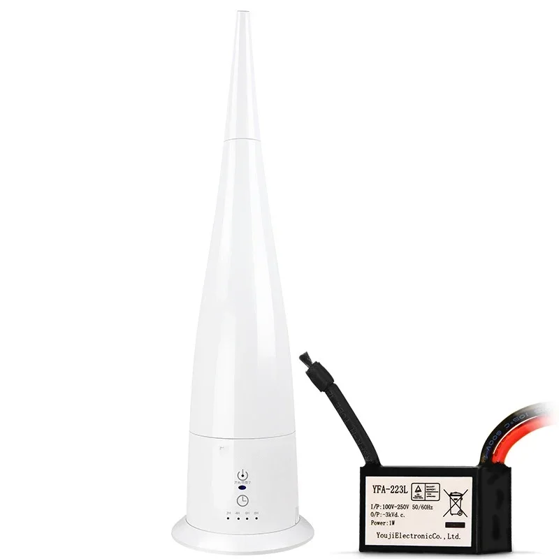 Pelembap Udara Rumah Tangga 220V HQ-JS360H Pelembap Udara Kabut Udara Ruang Tamu Kamar Tidur Tipe Lantai Waktu Anion Remote Control Konstan