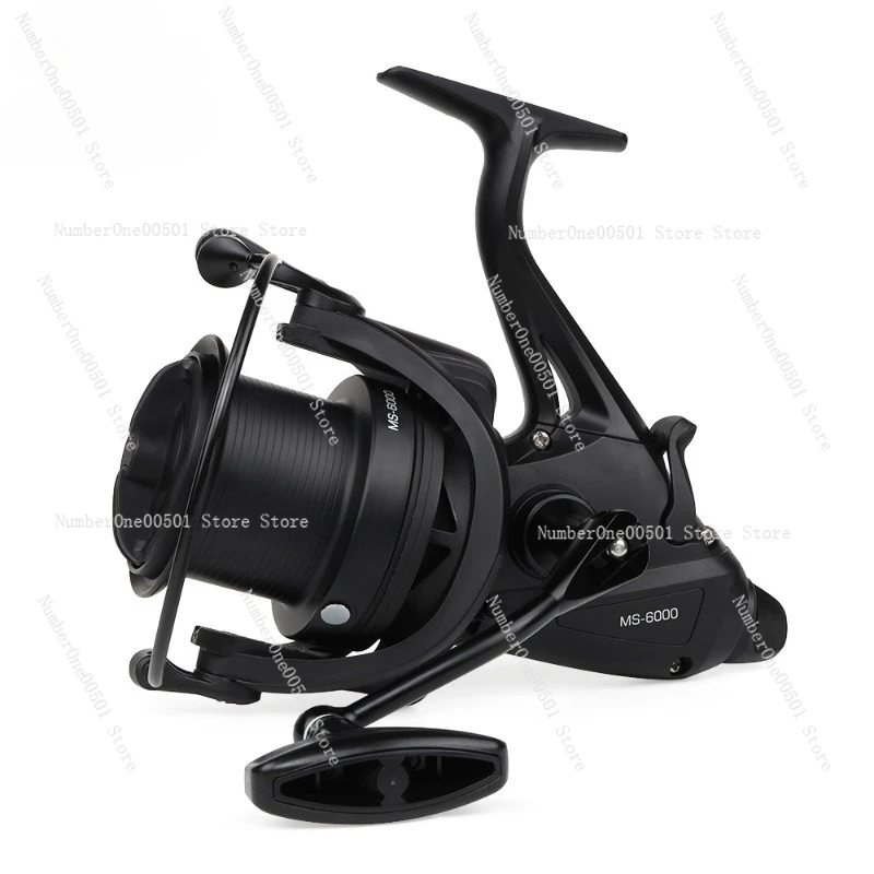 

Professional Carp Fishing Spinning Wheel 7+1bs Front and Rear Unloading Metal Alloy Wire Cup Spinning Wheel Large Size