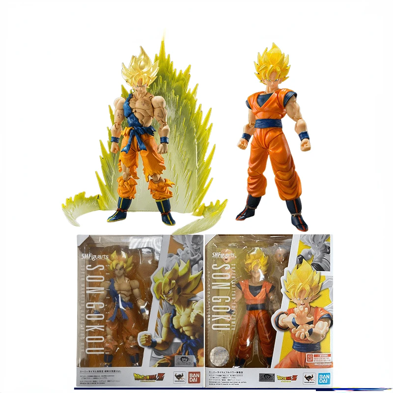 Bandai Original Echte S.H.Figuarts Dragon Ball SUPER SAIYAN SON GOKOU Anime Action Figur Modell Spielzeug Geschenke Sammeln