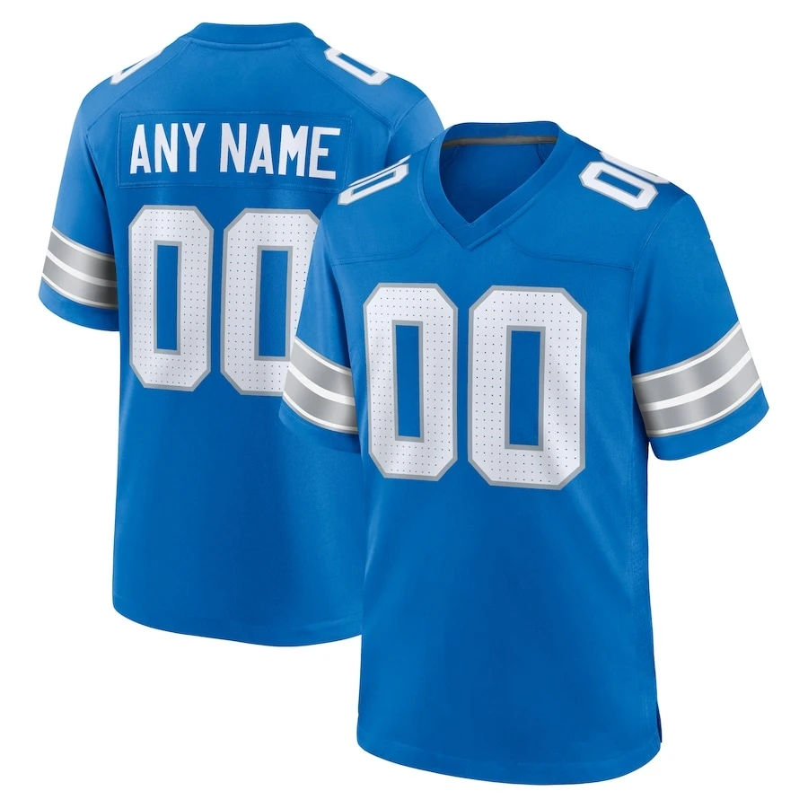 Custom Detroit Stitched Jersey America Game Footbball Jersey Personalized Any Name Number All US SIze S-3XL