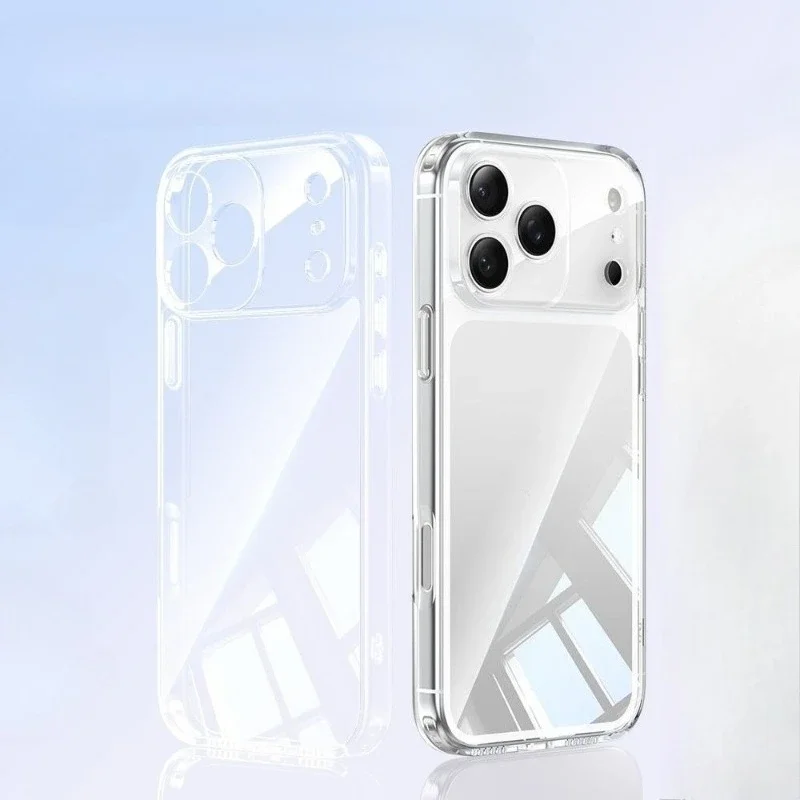

For Iphone 17 Pro Max Air Transparent Soft TPU Phone Case for Iphone 17 17promax 17Air Silicone Cover Protective Shell