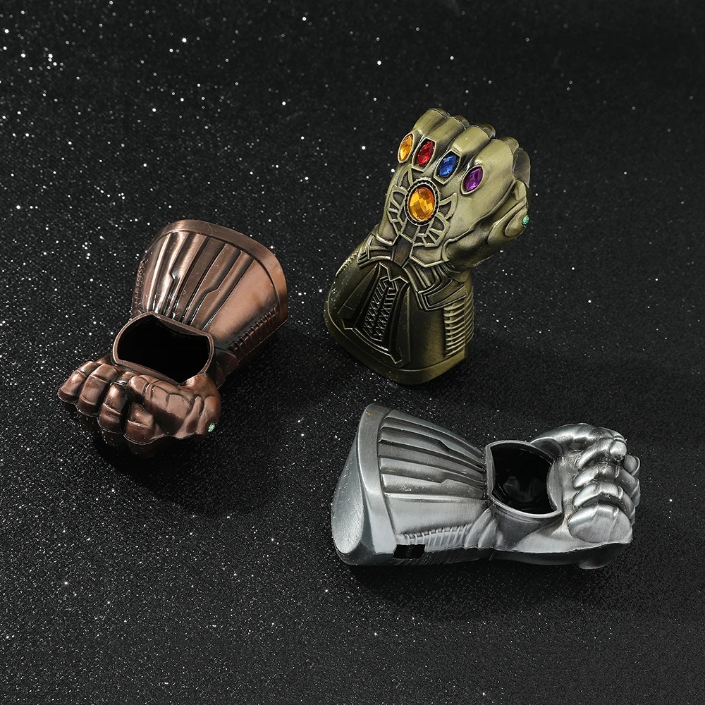 Abrebotellas de Metal de superhéroe de Marvel, abridor de botellas de estilo Vintage de Thanos Infinity guantelete, Regalos divertidos para fanáticos de amigos