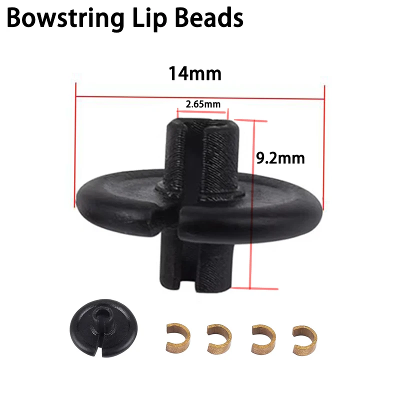 Archery lip beads 9/16