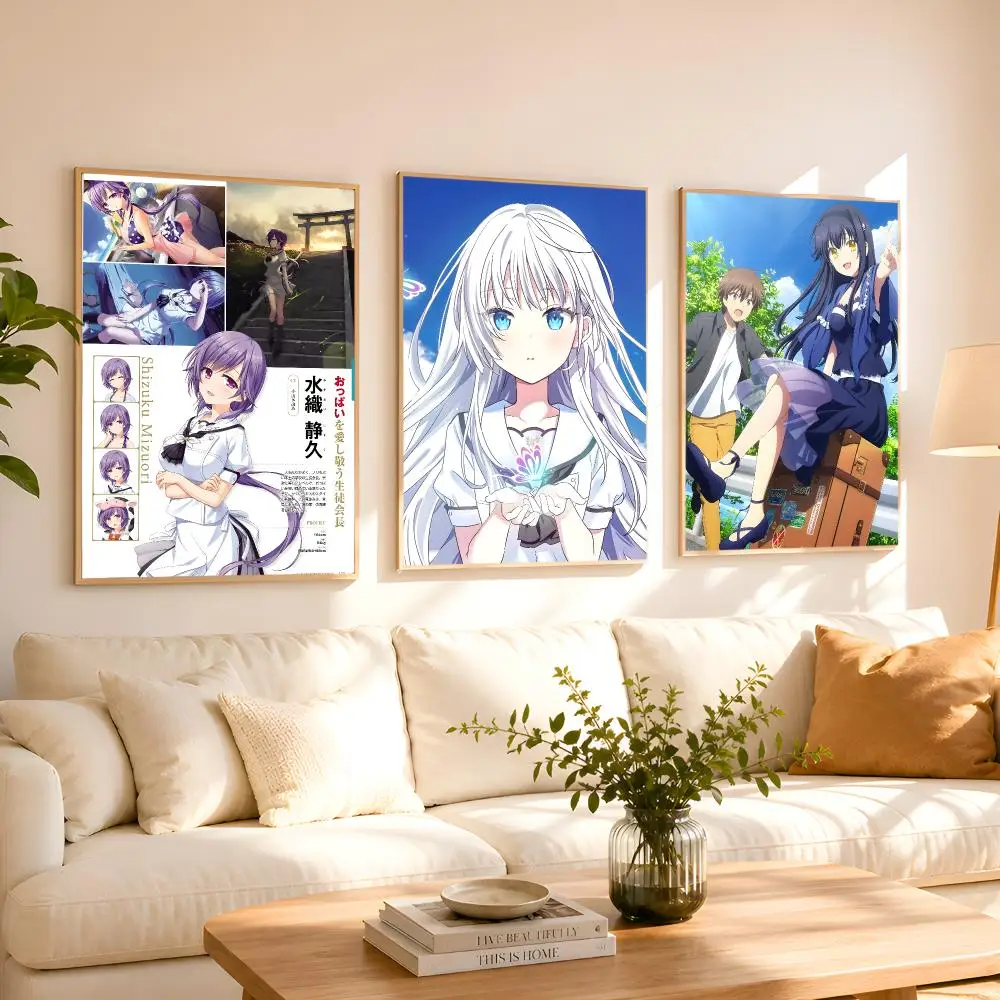 Cute Anime S-Summer P-Pockets Poster 1PC HD Matte Peel And Stick Wall Decor For Bedroom Living Room Dorm Office