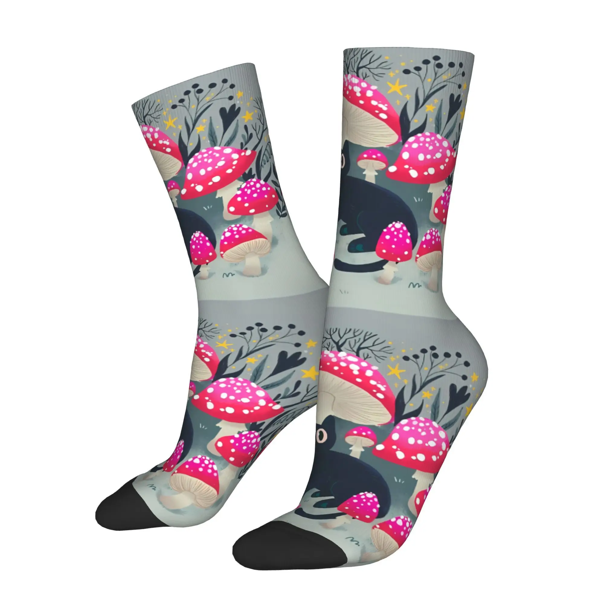 

Retro Fairy Ring Men's Socks Unisex Street Style Crazy Crew Sock Gift