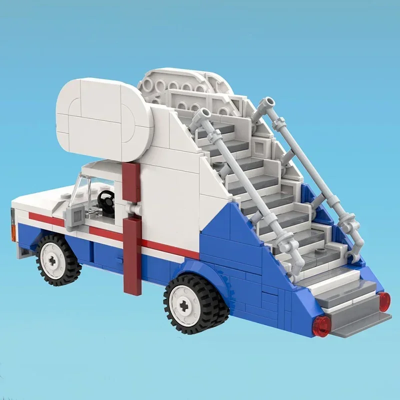 

Moc Building Bricks Stair Car Truck Model Series Technology Modular Champion Speed Cars Blocks Gift Christmas Toys DIY Sets