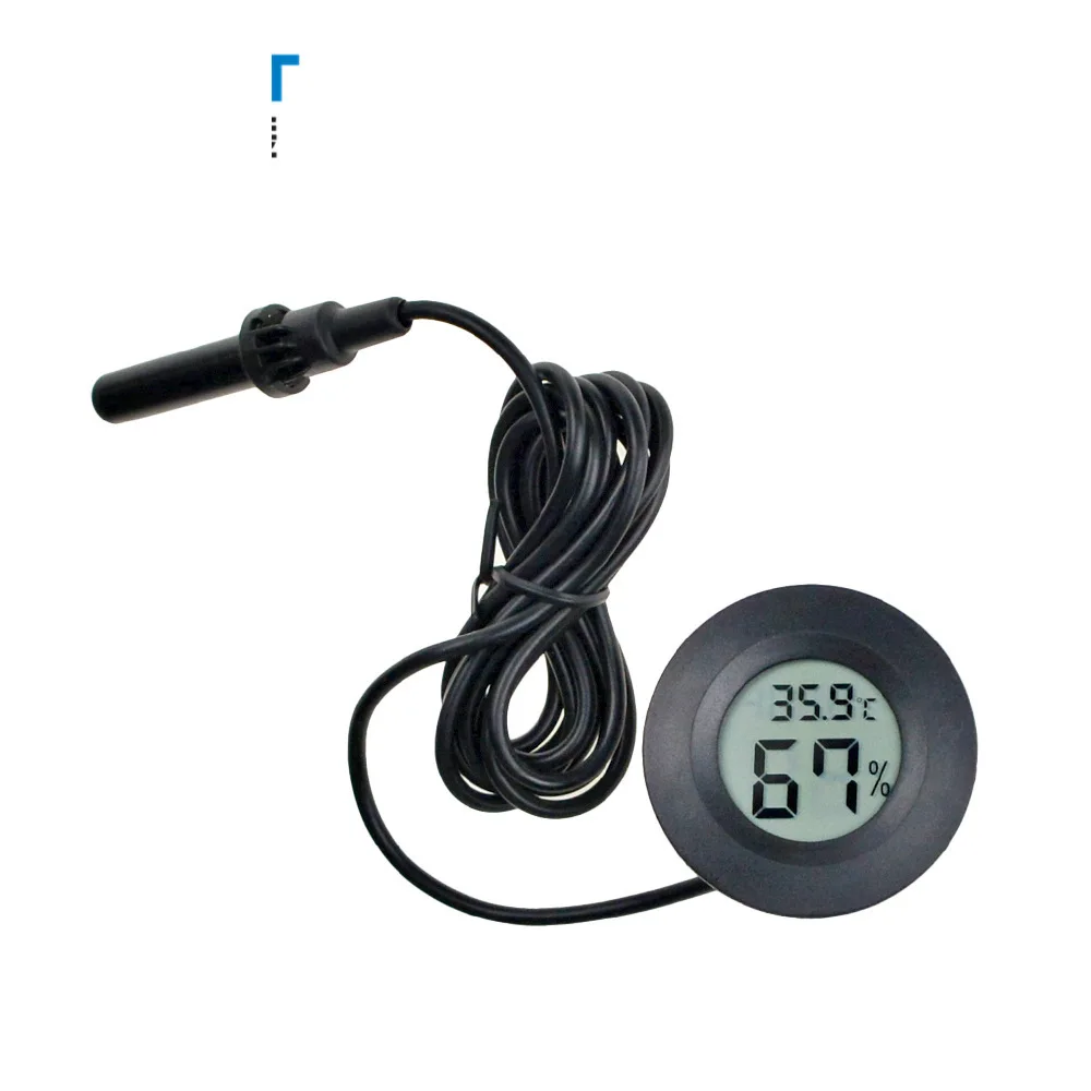 

30PCS 1.5 Meter Round Embedded Electronic Digital Reptile Pet Thermometer and Hygrometer