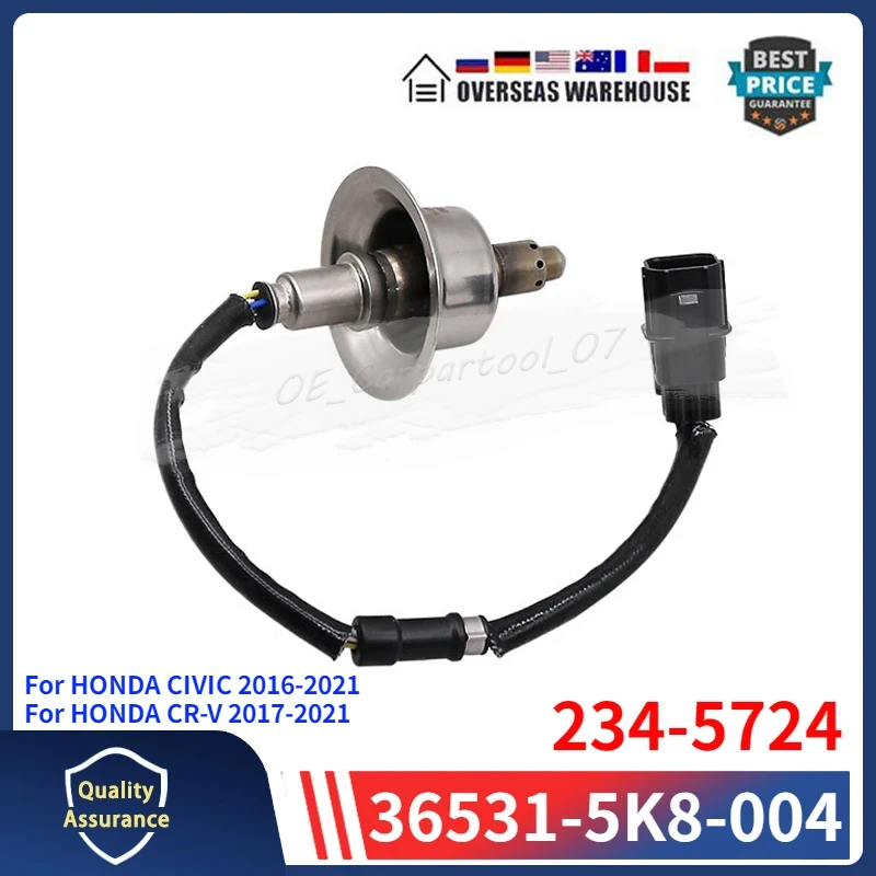 36531-5K8-004 For 2017 2018 2019 2020 Honda CR-V Civic 1.5L Upstream Oxygen Sensor 1PCS 234-5724 365315K8004