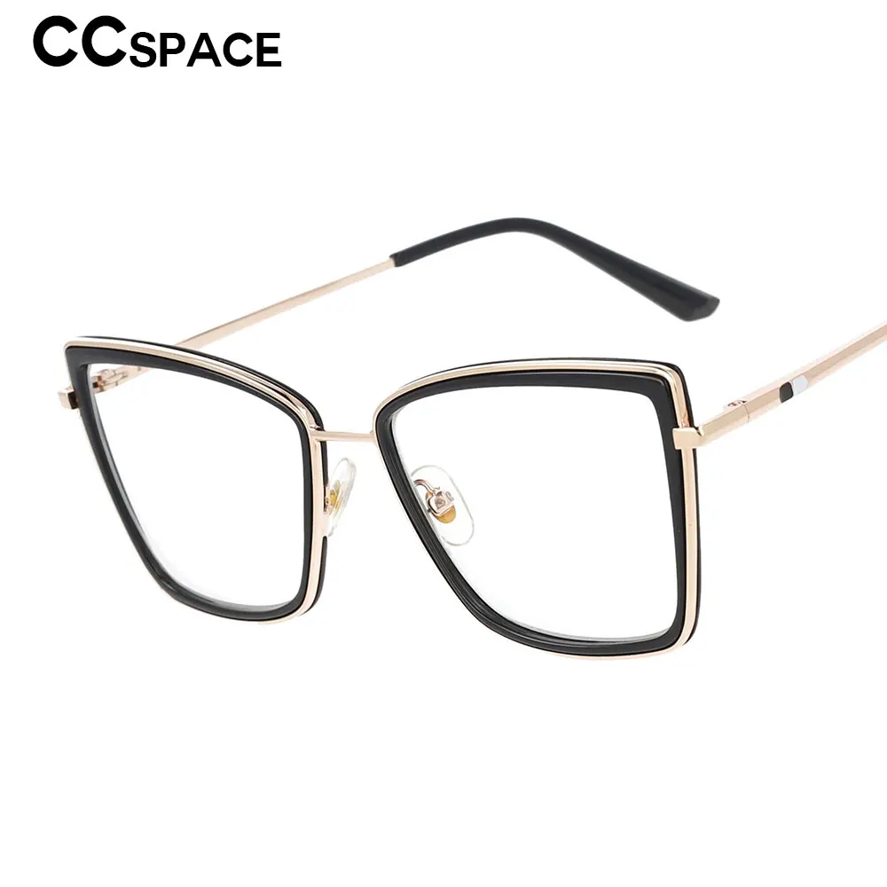 53123 Anti Blue Light Square Cat Eye Computer Glasses Brand Designer Women Blocking Gaming Eyeglasses Frame