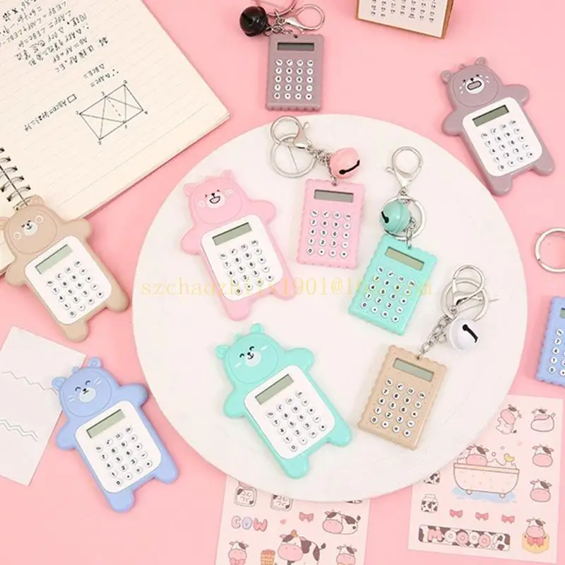 62ka милый калькулятор медведя 8 цифр чувствительный кноп