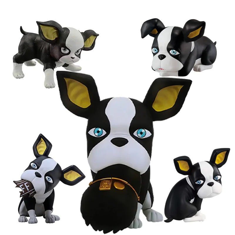 

Bandai Original Banpresto Jojo's Bizarre Adventure Stardust Crusaders Sofvimates Iggy Action Figures Anime Figuras Cartoon Toys