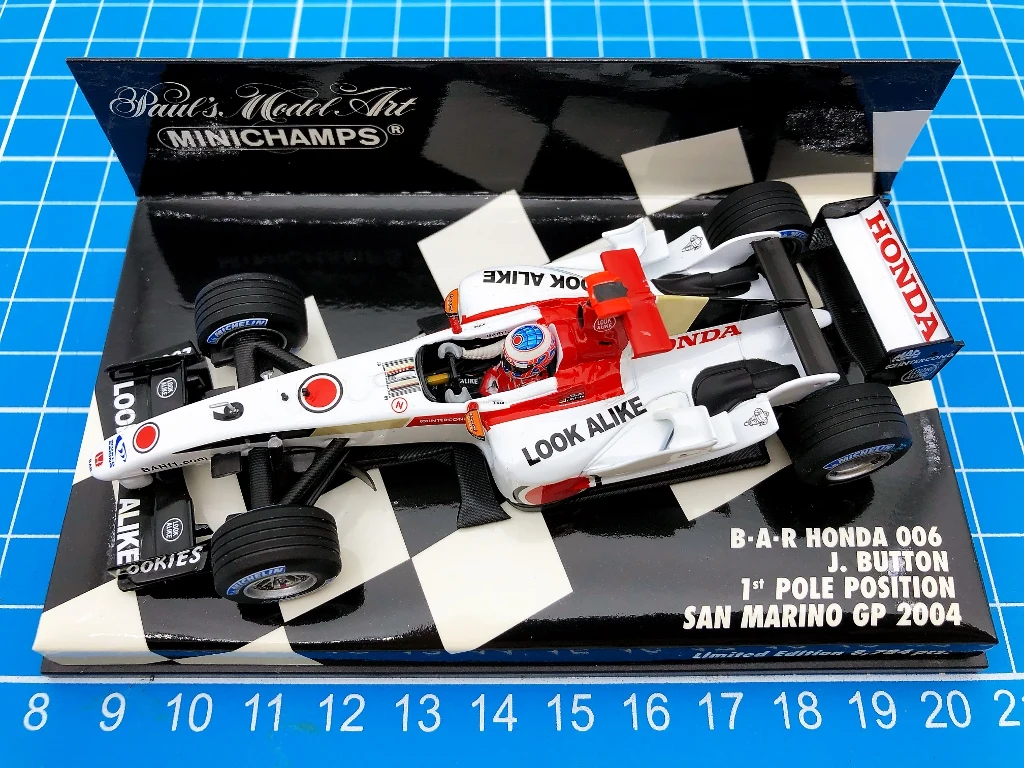 Minichamps 1:43 F1 006 2004 Jenson Button San Marino Simulation Limited Edition Resin Metal Static Car Model Toy Gift