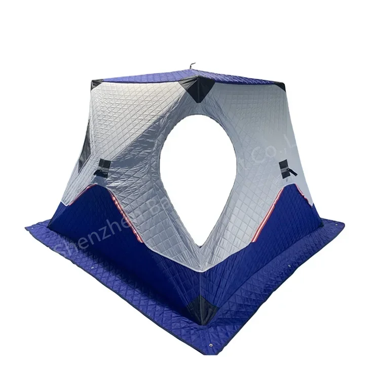 Outdoor hot winter wind-resistant ice fishing tents and oversized insulated warm tents