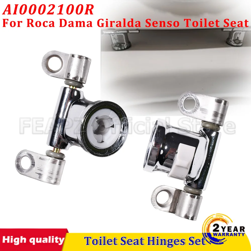 

1Pair Left Right For Roca Dama Giralda Senso Removable Toilet Seat Hinges Set Easy Release AI0002100R Replace Parts