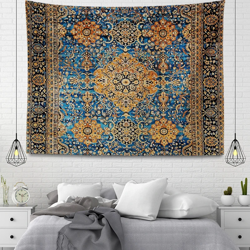 Home decoration Wall tapestry aesthetic room boho accessories wall hanging fabric autumn mandala decor vintage Morocco Bedroom