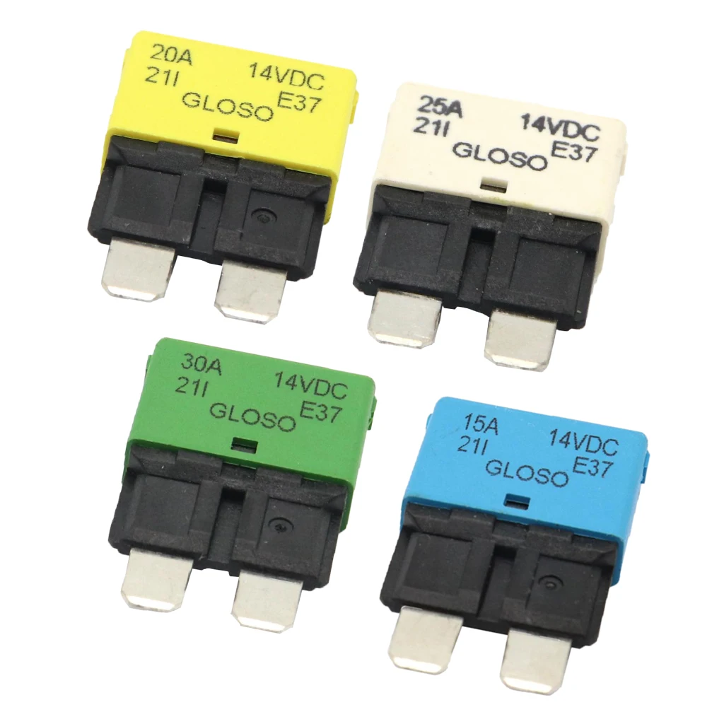 Sandard Fuse Circuit Breaker ABS Material Automatic Reset Blade Fuse Holder Car Multi Fuse Block for Vehicle Equipment