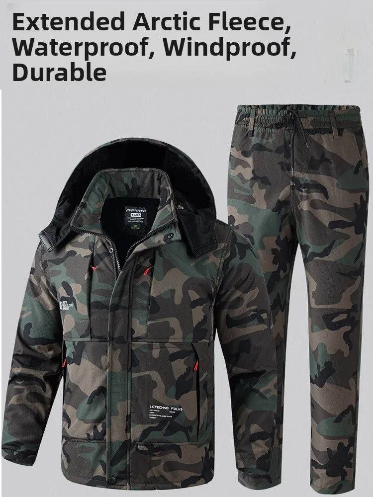 men's-thiened-fce-camouflage-work-orm-set-autumn-winter-warm-waterproof-wear-resistant-labor-protection-outerwear