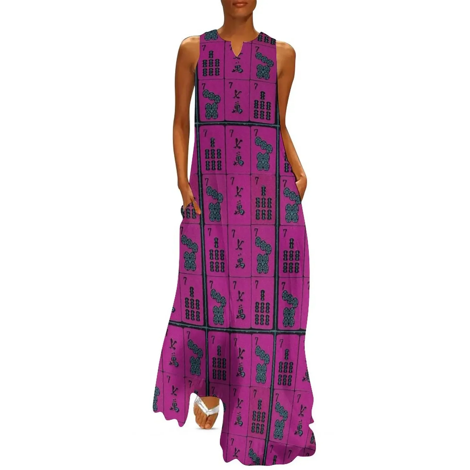 

Lucky Sevens in Fuschia #16 Long Dress dresses with long sleeves prom dresses Dress