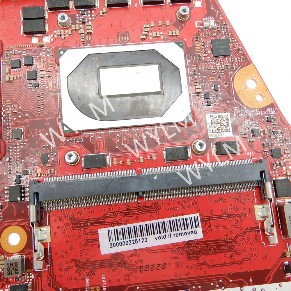 Imagem -04 - Placa-mãe do Portátil para Asus Gx502lxs Gx502l Gu502lv Gu502lu Gu502l Gu502lw i7 10th Gen V6g V8g Ram 8gb Mainboard