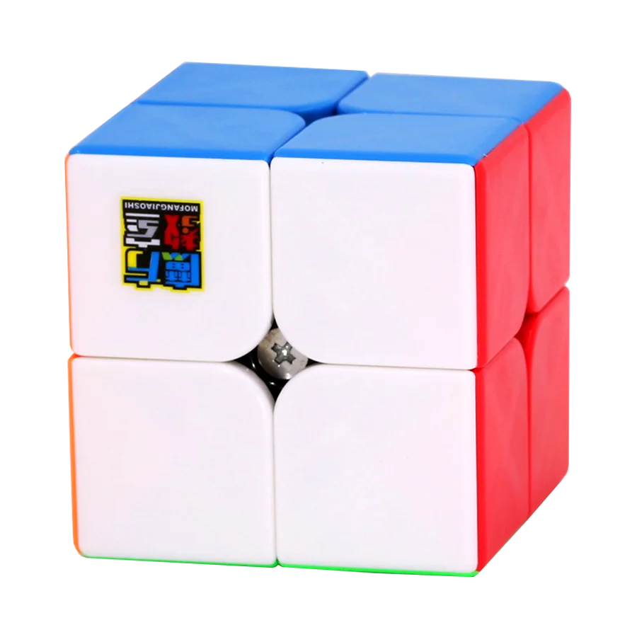 MoYu MeiLong 2X2 Wholesale 20pcs Professional Speed Cube 2x2x2 Sticker Stickerless Professional Educational Toy Logic Smart Game