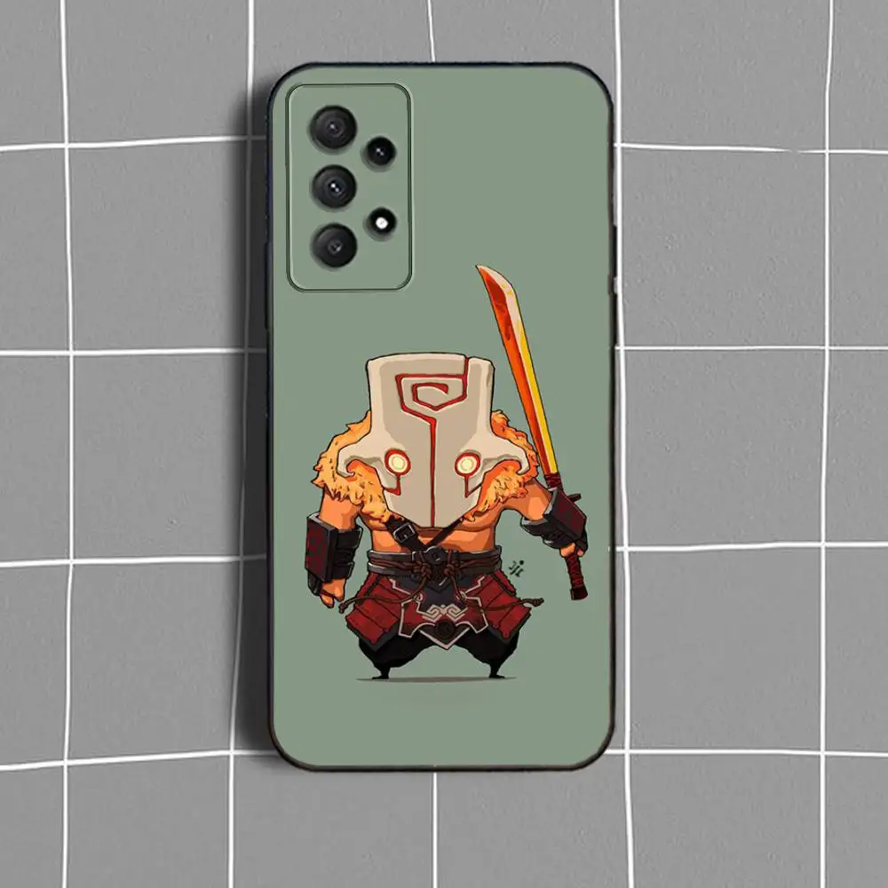 حافظة لهاتف سامسونج جالاكسي A73,31,32,72,41,53,52,71,22,5G,Note,J7,8,9 غطاء أسود ناعم