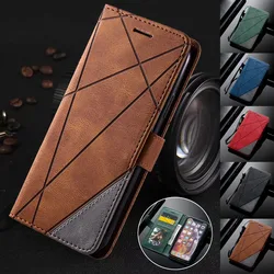 Funda de cuero de negocios para Samsung Galaxy S20, S21, S22, S23, S24 Plus, Ultra FE, A05, A05S, A15, A25, A35, A55, 5G