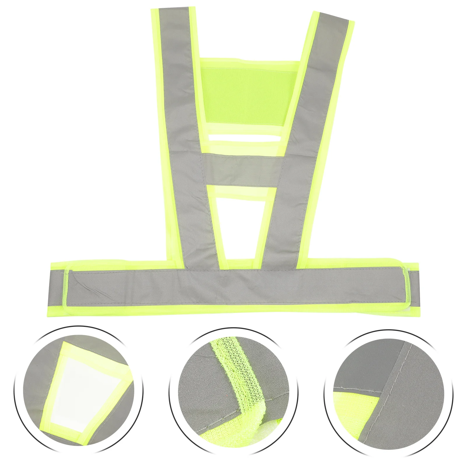 Gilet de sécurité réfléchissant haute visibilité, respirant, confortable pour hommes et femmes, cyclisme, travaux de Construction, réfléchissant de nuit en forme de V