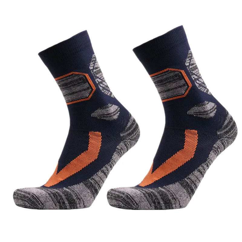 

2024 Winter Thermal Skiing Socks Men Cotton Spandex Outdoor Sport Snowboard Ski Hiking Socks Absorb sweat Keep Warm Socks