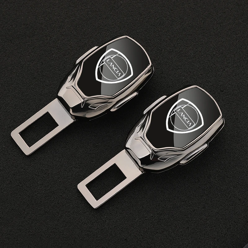 

Car seat belt locker carabiner extender insurance belt insert buckle for LANCIA with logo car accessories