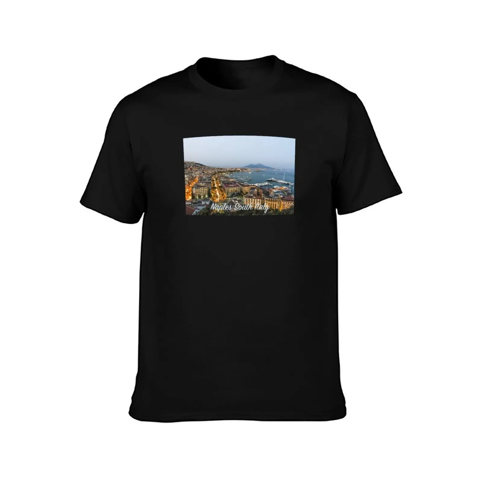 Naples South Italy T-Shirt All Match Print Short Sleeve Top