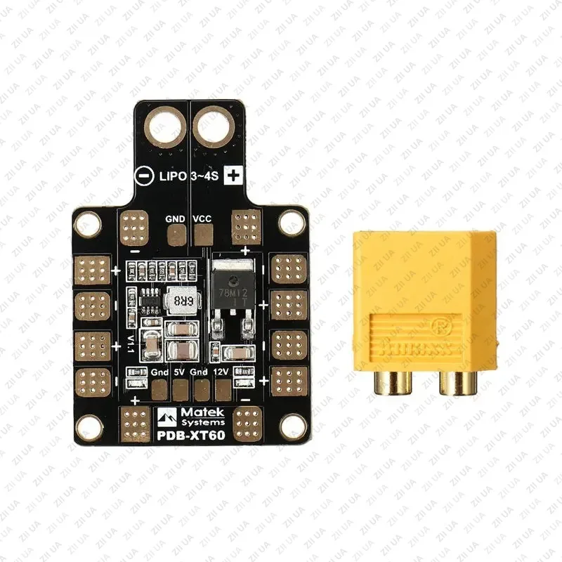 

PDB XT60 W/ BEC 5V & 12V 2oz Copper for RC Helicopter FPV Quadcopter Muliticopter Drone Power Distribution Board