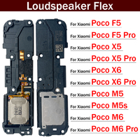New For Xiaomi Poco F5 X5 X6 M5 M5s M6 Pro 4G 5G Loudspeaker bottom Loud Speaker Sound Buzzer Ringer Flex Cable