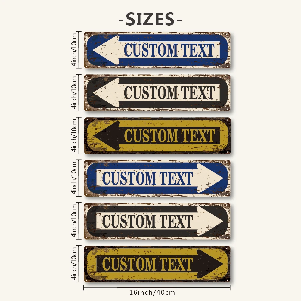 1 Customized Street Sign Durable Aluminum Alloy Material Outdoor Signage for Forest Park Ideal Personalized Room Gift