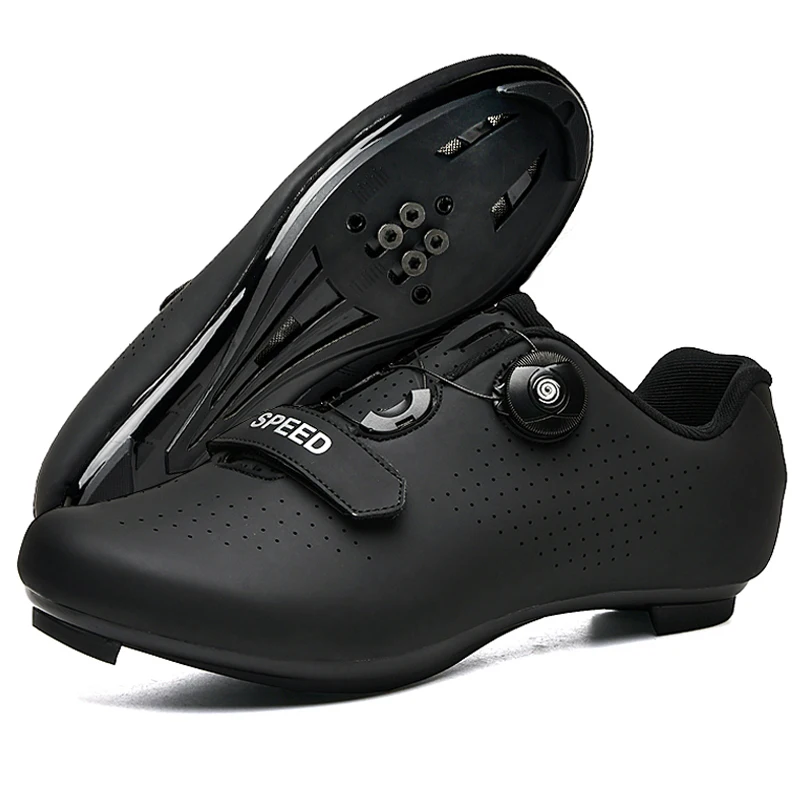 Chaussures de cyclisme pour hommes et femmes, compatibles avec les chaussures de vélo Pelaton, chaussures de vélo Delta à crampons pour l'intérieur et l'extérieur