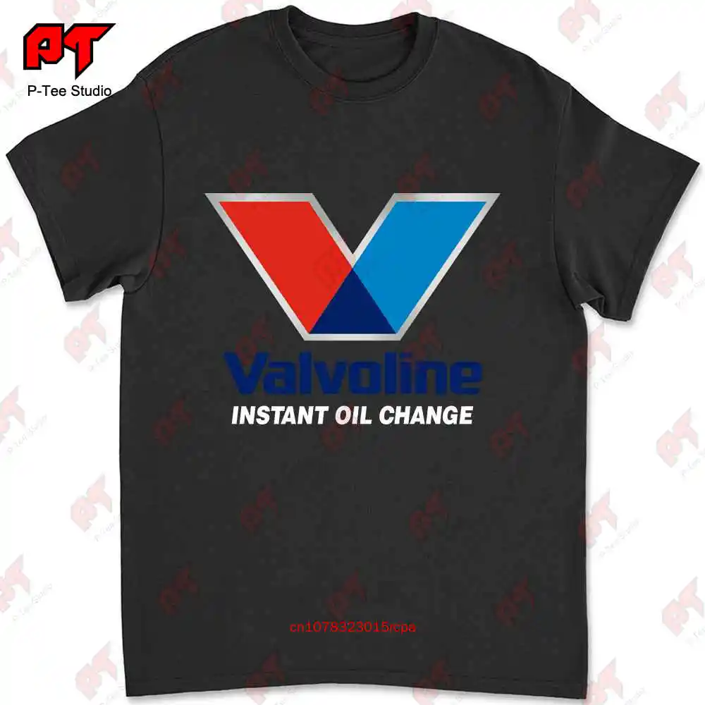 Valvoline Premium Motor Instant Oil Change Car Pocket Side T-shirt 0J49