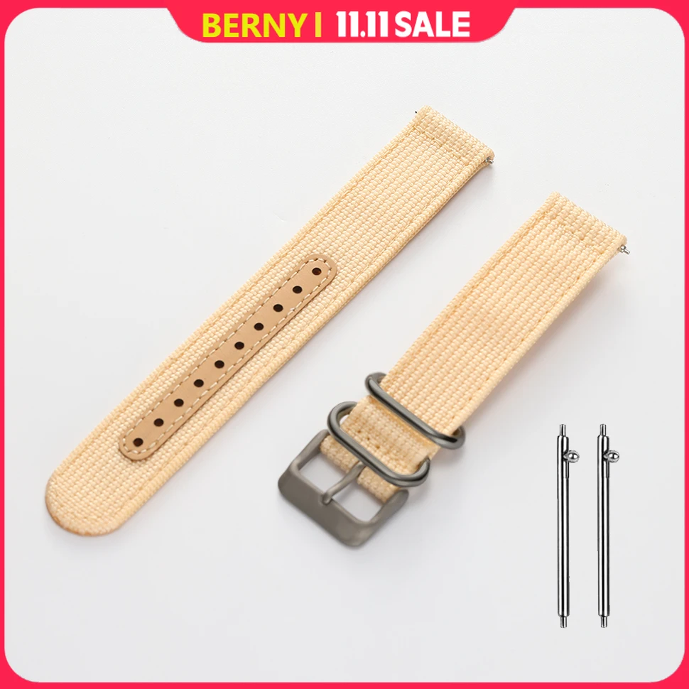 BERNY Titanium Watches Band Quick Release Watch Strap Replace for Titanium Wristwatch